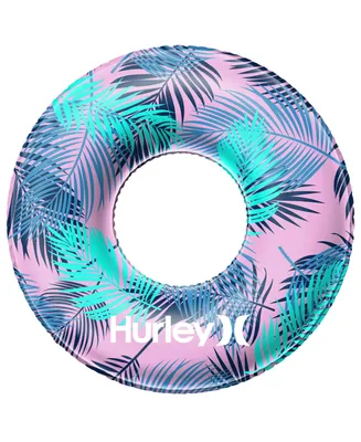 Hurley Printed Palm Leaf Swim Ring, 32.5"