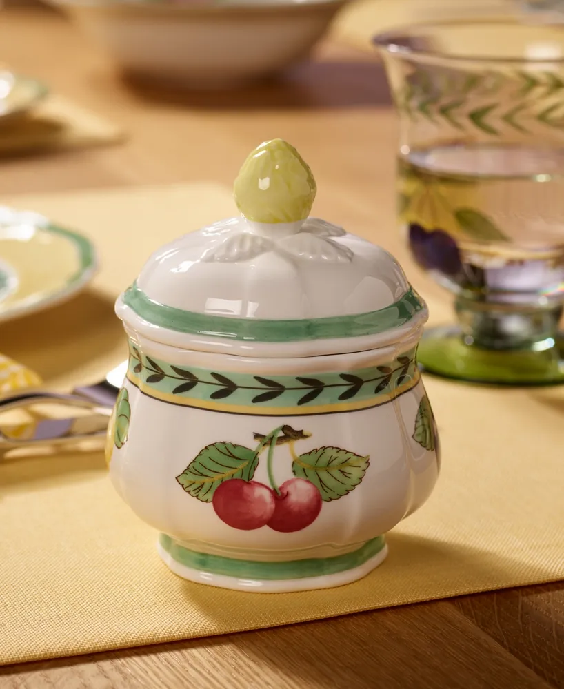 Villeroy & Boch Dinnerware, French Garden Premium Porcelain Fleurence Sugar Bowl