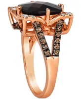 Le Vian Pomegranate Garnet (5-1/4 ct. t.w.) & Diamond (5/8 ct. t.w.) Statement Ring in 14k Rose Gold