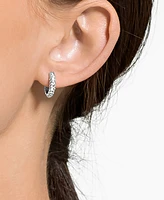 Swarovski Stone Hoop Earrings