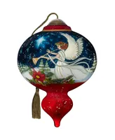 Ne'Qwa Art 7221107 Sing Alleluia Hand-Painted Blown Glass Ornament