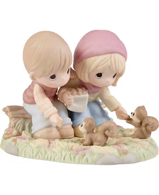 Precious Moments 221020 I'm Nuts About You Bisque Porcelain Figurine