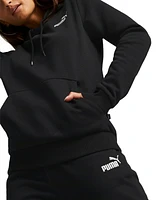 Puma Women's Embroidered Fleece Hoodie Sweatshirt