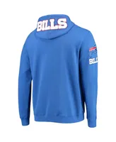 Men's Pro Standard Royal Buffalo Bills 4-Hit Full-Zip Hoodie