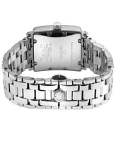 Gevril Women's Avenue of Americas Mini Swiss Quartz Silver-Tone Stainless Steel Bracelet Watch 32mm