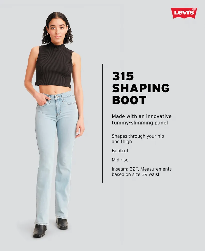 Levi's 315 Shaping Mid Rise Lightweight Bootcut Jeans