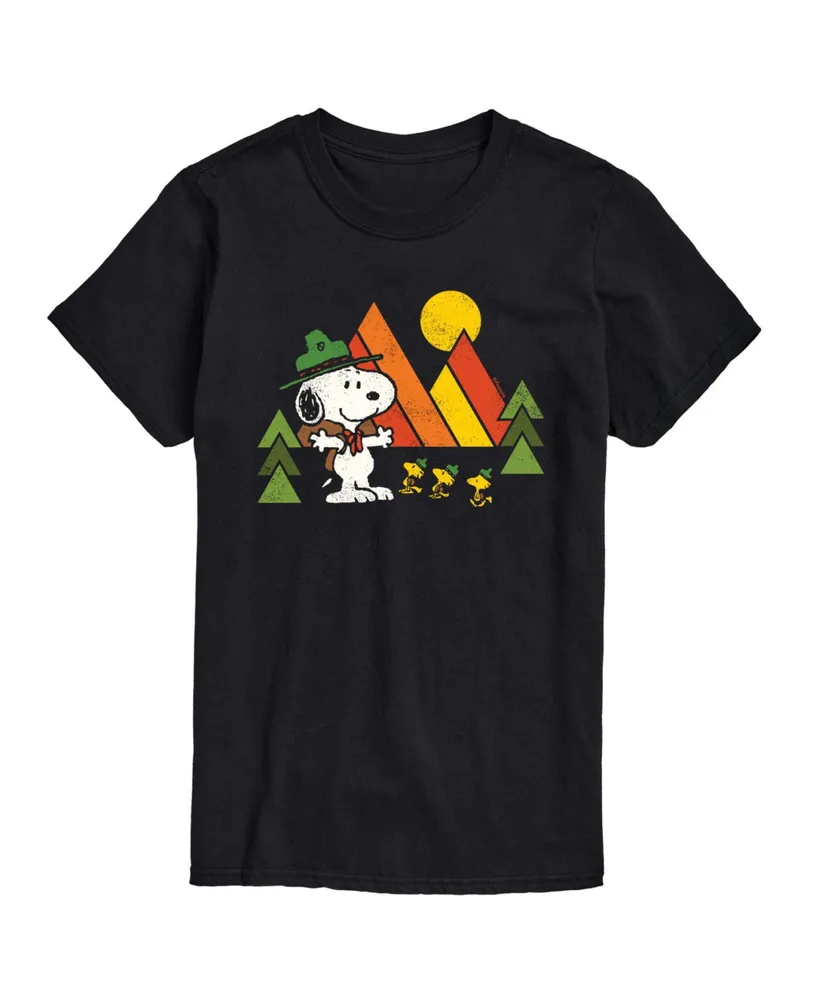 Men's Peanuts Retro Camping T-shirt