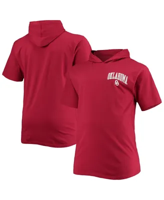 Men's Crimson Oklahoma Sooners Big and Tall Team Hoodie T-shirt
