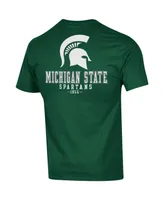 Men's Champion Green Michigan State Spartans Stack 2-Hit T-shirt