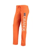 Women's Concepts Sport Orange and Navy Syracuse Orange Tank Top and Pants Sleep Set