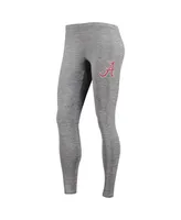 Women's Concepts Sport Charcoal and White Alabama Crimson Tide Tank Top Leggings Sleep Set