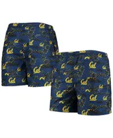 Men's Foco Navy Cal Bears Island Palm Swim Trunks