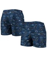 Men's Foco Navy Penn State Nittany Lions Island Palm Swim Trunks