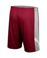 Men's Colosseum Maroon and Gray Texas A&M Aggies Am I Wrong Reversible Shorts