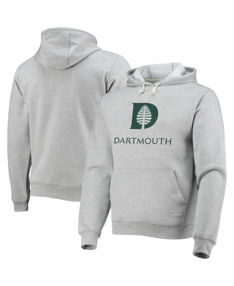 Men's League Collegiate Wear Heathered Gray Dartmouth Big Green Seal Neuvo Essential Fleece Pullover Hoodie