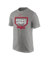 Men's Nike Heathered Gray Ole Miss Rebels 2022 Ncaa Men's Baseball College World Series Champions T-shirt