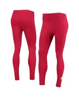 Women's ZooZatz Crimson Washington State Cougars Fleece-Lined Leggings