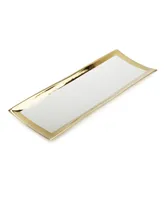 Rectangular Tray - White, Gold