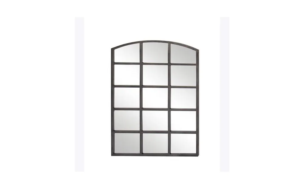 Metal Industrial Wall Mirror, 36" x 1" x 48"