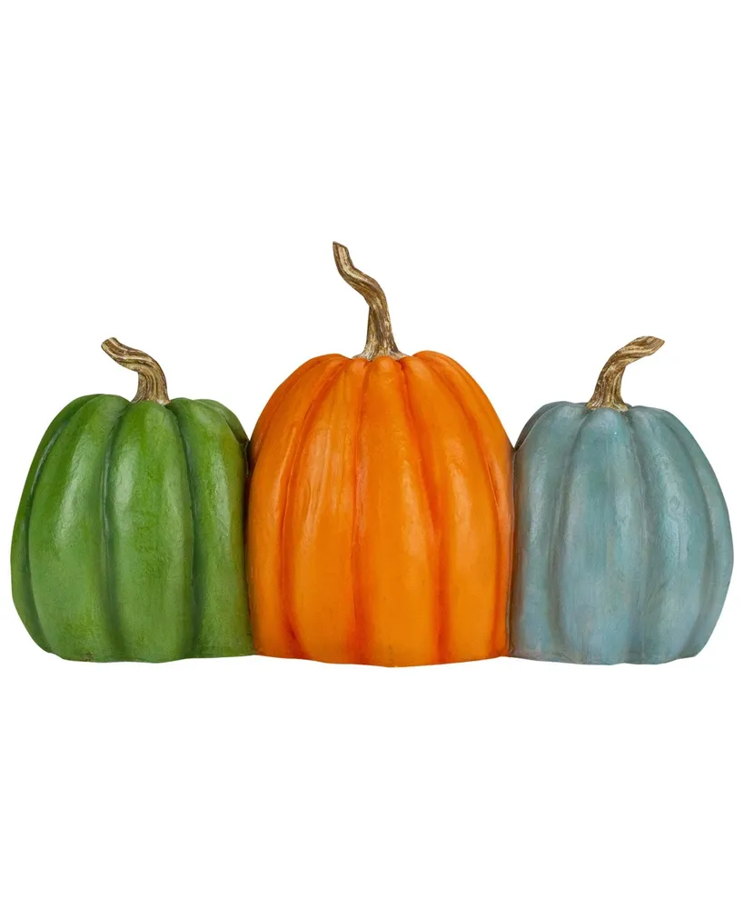 Pumpkin Trio 'Happy Fall Y'All' 3 Piece Autumn Harvest Sign Set, 15.5"