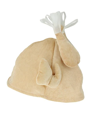 Thanksgiving Turkey Plush Adult Costume Hat, 11"