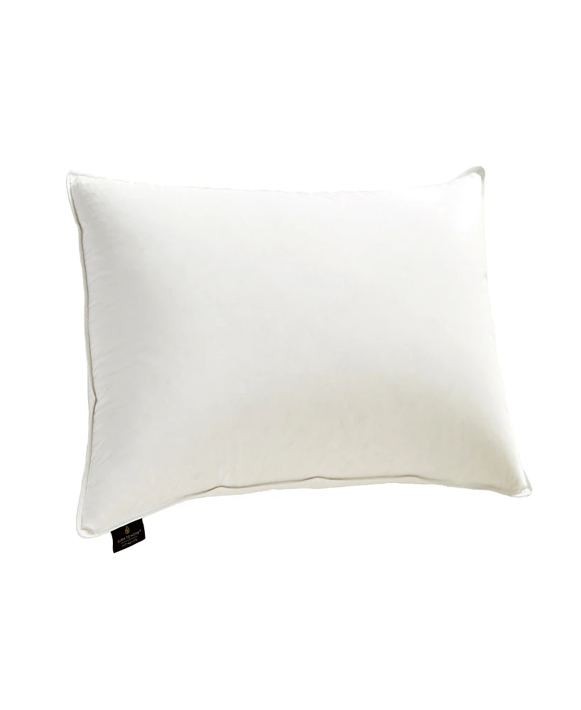 Farm to Home Premium White Down Medium/Firm Cotton Pillow, King