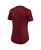 Women's Nike Burgundy Liverpool 2022/23 Pre-Match Home Performance Top