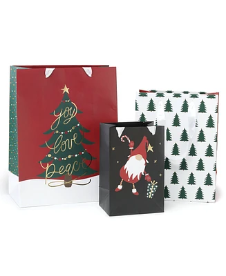 Traditional Gift Bag Set, 3 Piece