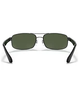 Ray-Ban Men's Polarized Sunglasses, RB3445 64