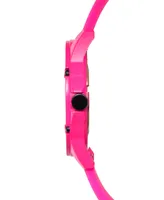 Spgbk Watches Unisex Forever Pink Silicone Strap Watch 44mm