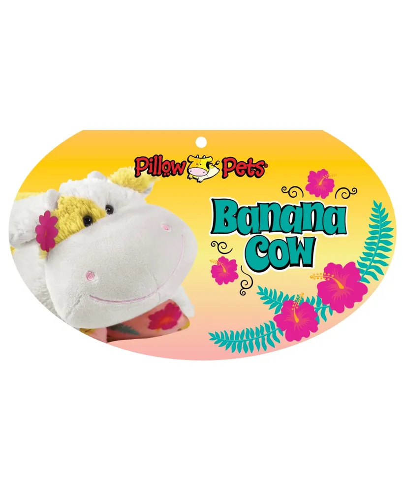 Pillow Pets Sweet Scented Banana Cow Plush Toy