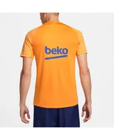 Men's Nike Orange Barcelona 2021/22 Strike Jersey