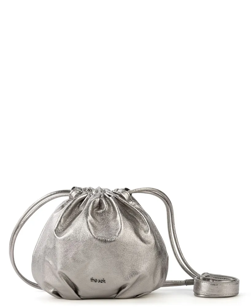 The Sak Lorelie Small Drawstring Leather Crossbody