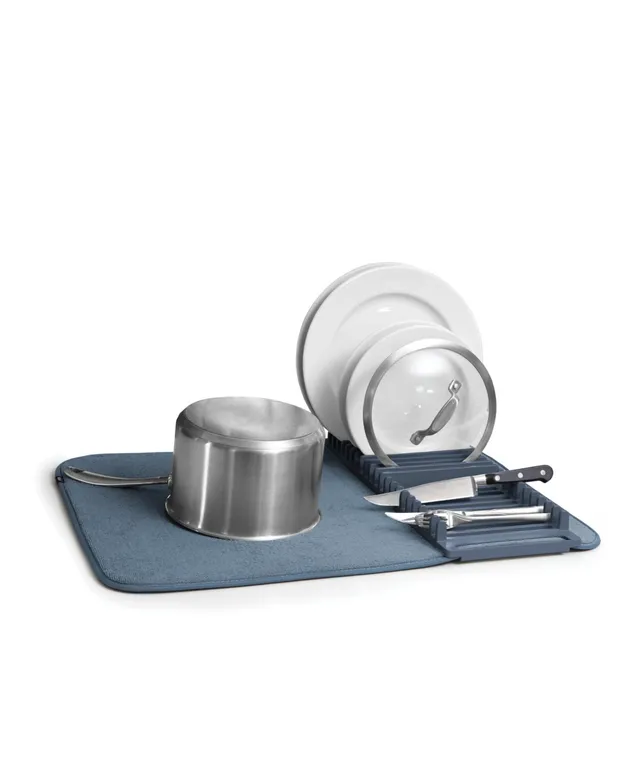 Umbra Udry Dish Rack with Drying Mat - Macy's