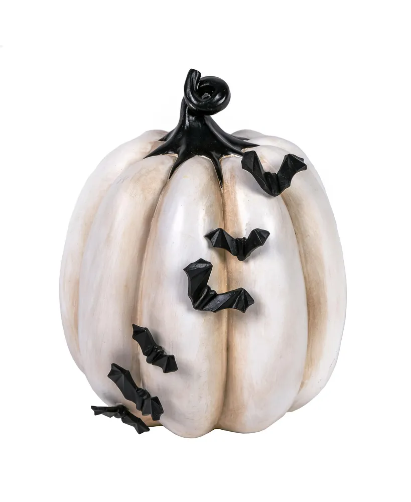 National Tree Company 9" Halloween Crawling Bats Pumpkin