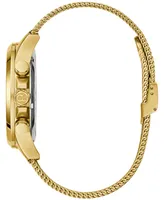 Guess Gc Executive Men's Swiss Gold-Tone Stainless Steel Bracelet Watch 44mm - Silver