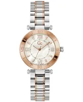 Guess Gc Muse Women's Swiss Two-Tone Stainless Steel Bracelet Watch 34mm - Gold