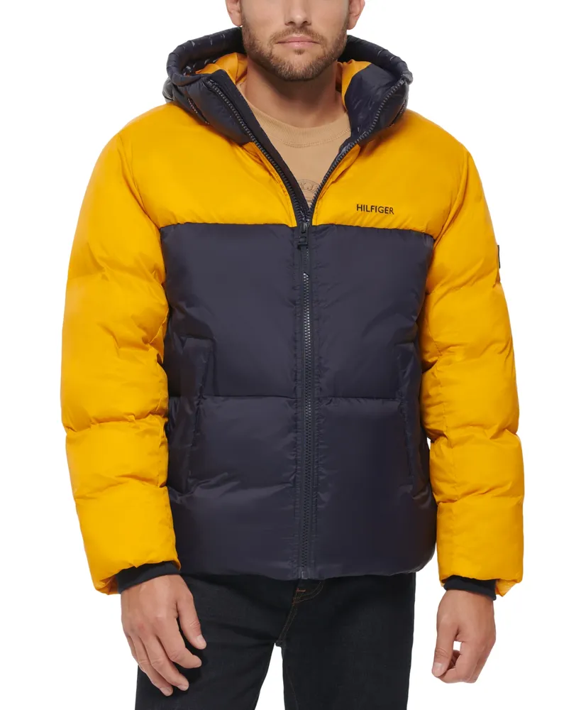 Tommy Hilfiger Men's Monogram Puffer Jacket - Macy's