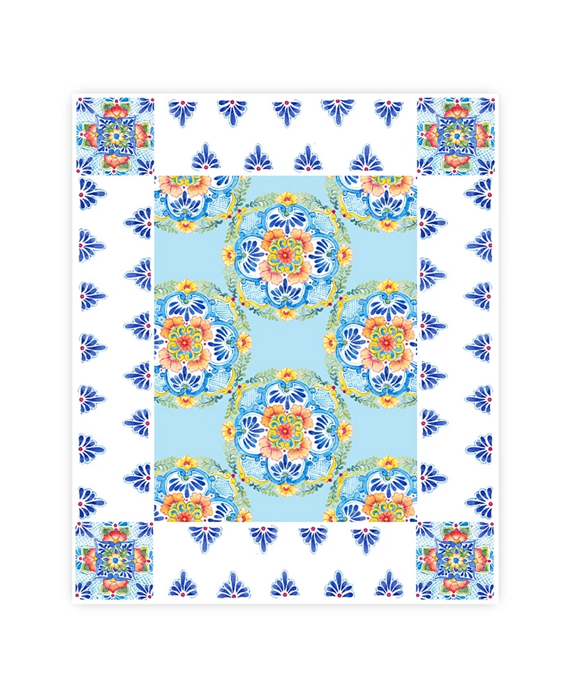 Laural Home Talavera Tablecloth, 70" x 84"