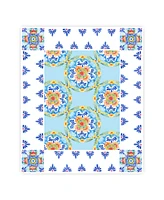 Laural Home Talavera Tablecloth, 70" x 84"