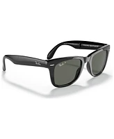 Ray-Ban Polarized Sunglasses, RB4105 Folding Wayfarer
