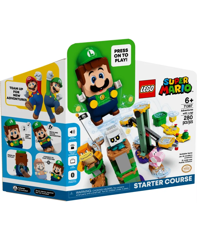 Lego Super Mario Adventures 71387 Luigi Starter Course Toy Building Set