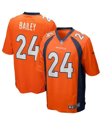 Men's Nike Champ Bailey Orange Denver Broncos Game Retired Player Jersey