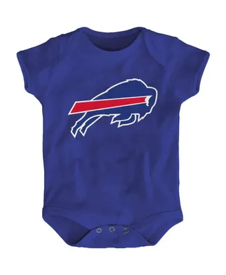 Newborn Boys and Girls Royal Buffalo Bills Team Logo Bodysuit