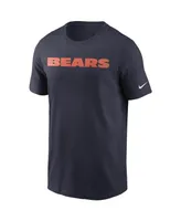 Men's Nike Navy Chicago Bears Team Wordmark T-shirt