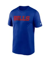 Men's Nike Royal Buffalo Bills Wordmark Legend Performance T-shirt