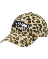 Women's '47 Tan Seattle Seahawks Bagheera Clean Up Allover Adjustable Hat