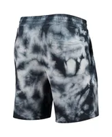 Men's New Era Black Orleans Saints Tie-Dye Shorts