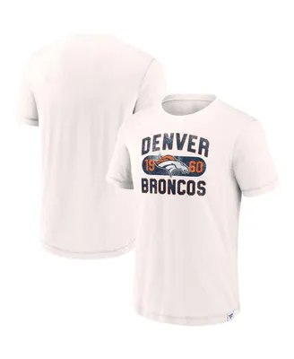 Men's Fanatics White Denver Broncos Act Fast T-shirt