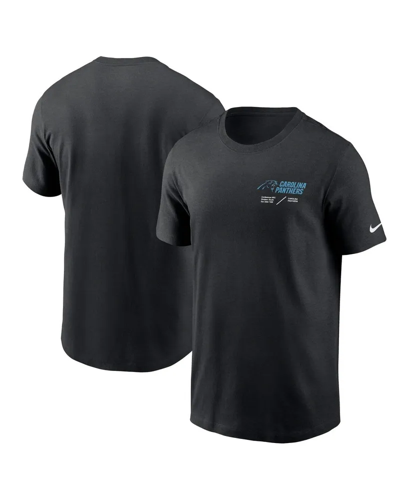 Men's Nike Blue Carolina Panthers Sideline Lockup Performance Long Sleeve T- Shirt